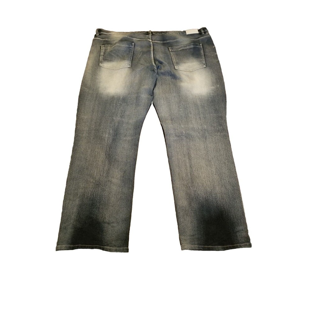South Pole Jeans Men's Size 48 Distressed Faded Denim Stretch Streetwear Y2K 90s - Picture 3 of 6